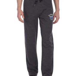 U.S. Polo Assn. Grey Regular Fit Printed Trackpants-image-48