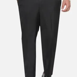 John Pride Black Plus Size Trousers-image-47