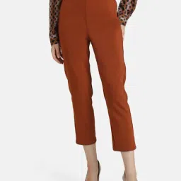 Kazo Rust Regular Fit Trousers-picture-5