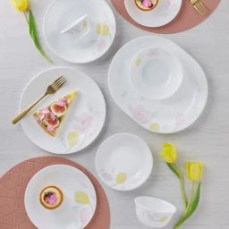 Corelle Livingware Plus Elegance 26cm Dinner Plate (1Pc) & 177ml Katori (2Pcs) Pack of 3-image-34