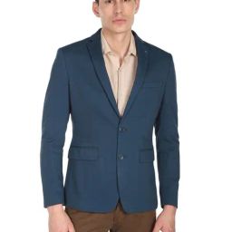 Arrow Blue Slim Fit Blazer-image-71