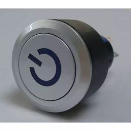 RS PRO Illuminated Push Button Switch Momentary 22.2 mm Cutout SPDT Blue LED 250 V AC, 1759002-image-47