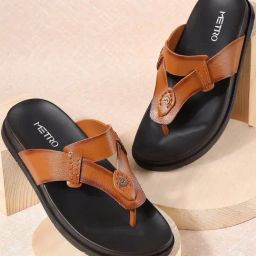 Metro Men's Tan Thong Sandals-picture-38