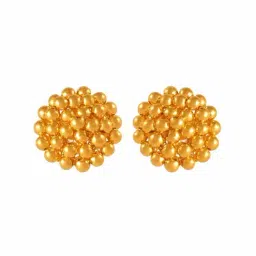 P.C Chandra Jewellers 22k Yellow Gold Elegant Tushi Stud Earrings-image-40