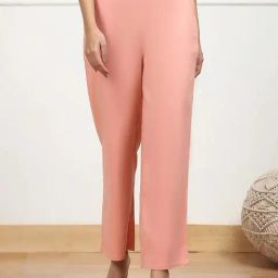 Biba Peach Plain Trousers-picture-17
