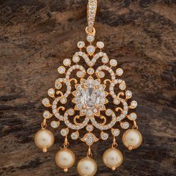 Kushal's Fashion Jewellery Gold-Plated Contemporary Pendants-47