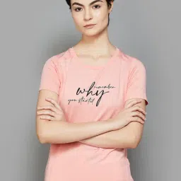 KAPPA Peach Printed Sports T-Shirt-picture-15