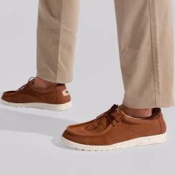 Neemans Men's Wanderers Tan Derby Shoes-image-81