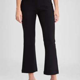 Spykar Black Relaxed Fit High Rise Pants-image-53