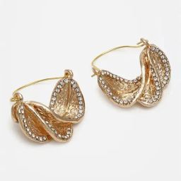 Sohi Gold Plated Designer Stone Drop Earrings-image-49