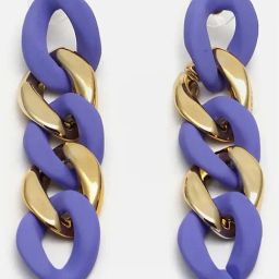 Sohi Gold Plated Designer Drop Earrings-44