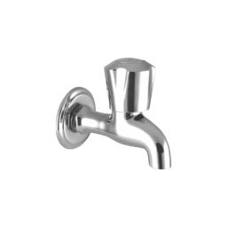 Jabra Bib Cock Sleek Series Brass Chrome Finish Wall Mount Silver-image-7