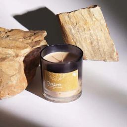 FIG Living Beige 100% Palm Wax Calm Vanilla & Caramel Vegan Scented Candle-79