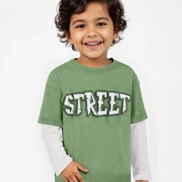 The Souled Store Boys Green StreetFull Sleeve T-Shirts-image-65