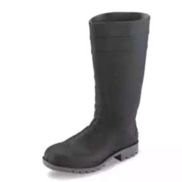 Udyogi Rockmaster Steel Toe PVC Syntheic Gumboot Black Size: -7-30