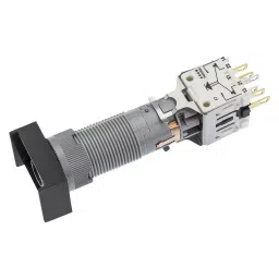 EAO PUSH BUTTON SWITCH, 1NC/1NO, 250VAC, 5A, 801F.000-00+200-6000-00-24
