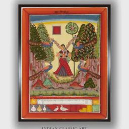 Indian Classic Art Multicolor Canvas Abstract Wall Art-picture-8