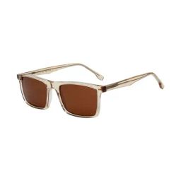Ted Smith Brown Rectangular UV Protection Unisex Sunglasses-picture-20