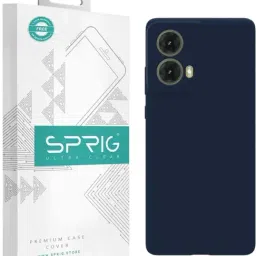 Sprig Back Cover for MOTO G85 5G (Blue)-image-4