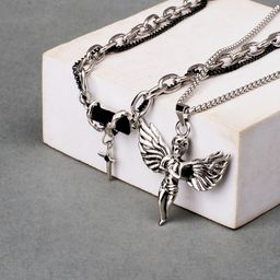 SALTY Men Set Of 2 Greek & Rugged Chain-38