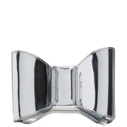 Aldo Silver Solid Small Box Clutch-image-14