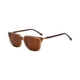 Ted Smith Brown Rectangular UV Protection Unisex Sunglasses-24