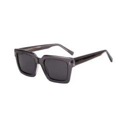 Ted Smith Black Square UV Protection Unisex Sunglasses-33