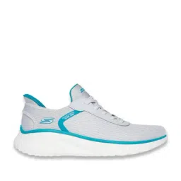 Skechers Women's BOBS SQUAD CHAOS-STROKEOFLUCK Grey Sneakers-image-96