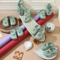 Truffle Collection Boys Green Clogs-image-74