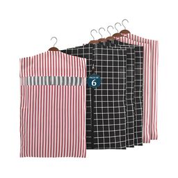 Aura Black Set of 6 Regular Multi-Utility Organisers-105