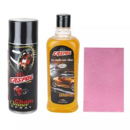 Caspol 400 ml, 470 ml Spray Chain Cleaner and Shampoo with Sponge for Bikes (Pack of 3)-picture-3