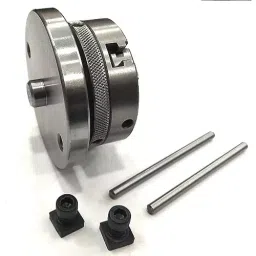 A.D INTERNATIONAL Self Centering Chuck Size 65 mm and 3 Jaw with Back Plate & T-Nuts for Milling Machine, XC-33E4-YZH6 image 2