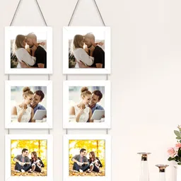 Art Street White 5 to 7 Pieces Wood Wall Photo Frames-image-104