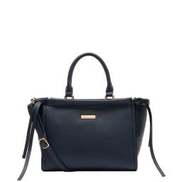 Giordano Capsule Navy Solid Medium Tote Handbag-picture-17
