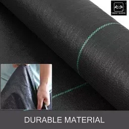 Mipatex 2mx60m 125 GSM Premium Garden Weed Control Barrier Sheet Mat (Black) image 4