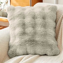 LUXEHOME INTERNATIONAL Taupe Square Cushion Covers-image-35