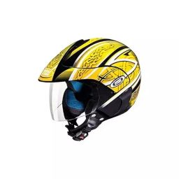 Studds MARSHALL D3 DECOR BLACK (580 mm) Large Open Face Helmet, D3 BLACK N5-image-29