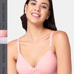 Tweens Pack Of 2 Lightly Padded Multiway Strap Full Coverage T-Shirt Bra All Day Comfort-picture-49