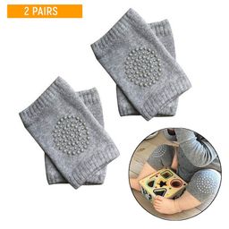 Safe-O-Kid-Baby Elbow & Knee Pads  Pack of 4 - Grey-94