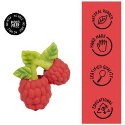 Oli & Carol Valery The Raspberry Natural Rubber Teether-picture-5