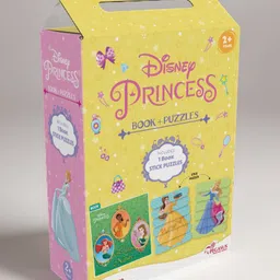 Popcorn Games Disney Princess Book & Stick Puzzles for Kids 2 Years and Above The Beauty of Nature Multicolor- 24 Pieces-picture-13