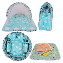 Babytoons Baby Beds Combo Pack of Infants Bedding Gift Pack Set for Baby Boys and Baby Girls (Green, 0-12 Months)-13