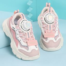 KIDLINGSS Swivel Buckle Sneakers - Pink-image-61