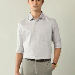 AD By Arvind Regular Fit Satin Solid Shirt-image-96