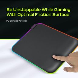Archer Tech Lab Quiver 200 Gel Mouse Pad, Ergonomic Gaming Mousepad Memory Foam Cushion Wrist Support to Relief Pain, 15 RGB Modes Plug & Play, Non-Slip Rubber Base| for Laptop Computer Home Office image 3