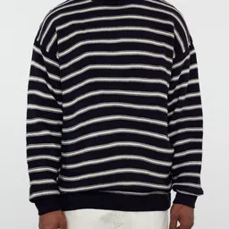 Trendyol Men Striped Round Neck Sweatshirt-image-80