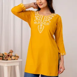 Moda Rapido omen Embroidered Ethnic Top-picture-46