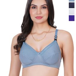Liigne Pack Of 4 Maternity Bra All Day Comfort Full Coverage-picture-22
