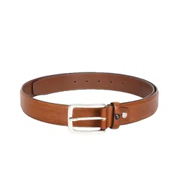 Van Heusen Men Tan Brown Leather Belt-image-16