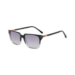 Ted Smith Grey Rectangular UV Protection Unisex Sunglasses-image-53